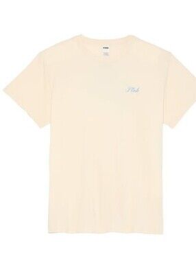 VS PINK Campus Cotton Tee Sz Med NWT